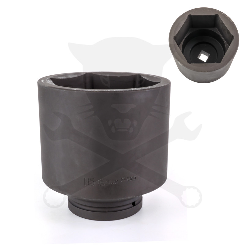 Légkulcsfej 1" 6 l.h. 115-ös Genius