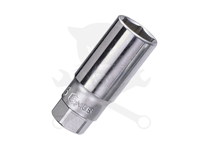 Gyertyakulcs 21 mm 1/2" Genius