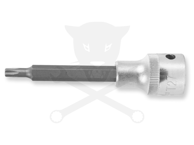 Rátűzőkulcs - crowa+bit 1/2" torx T27 hosszított