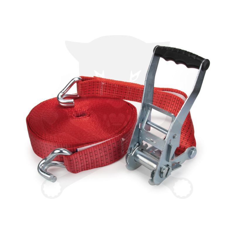 Rakományrögzítő heveder, spanifer - kampós - 5 tonna / 6 méter