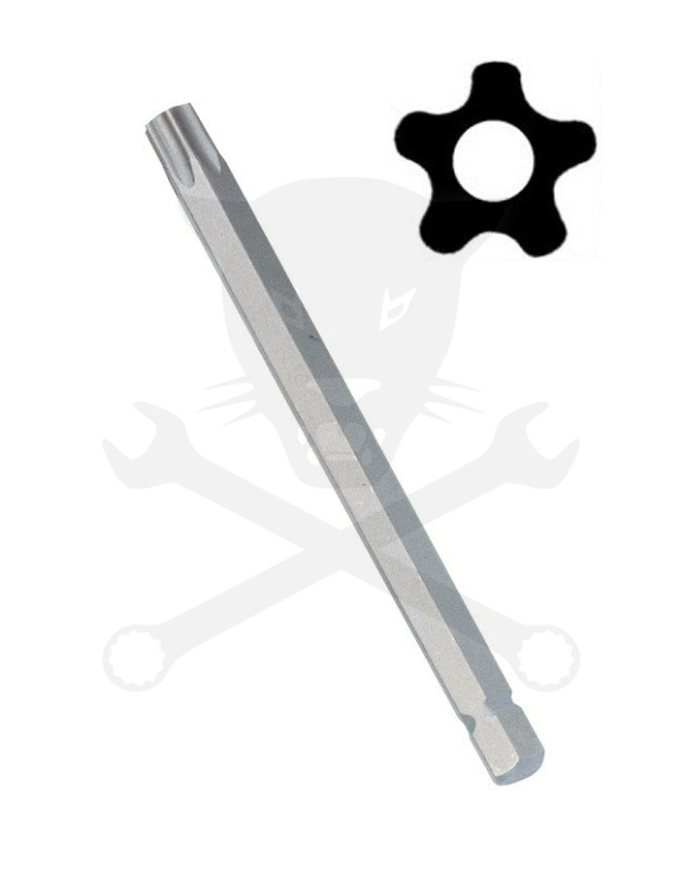 Bit ötágú torx T-25 88 mm lyukas Genius