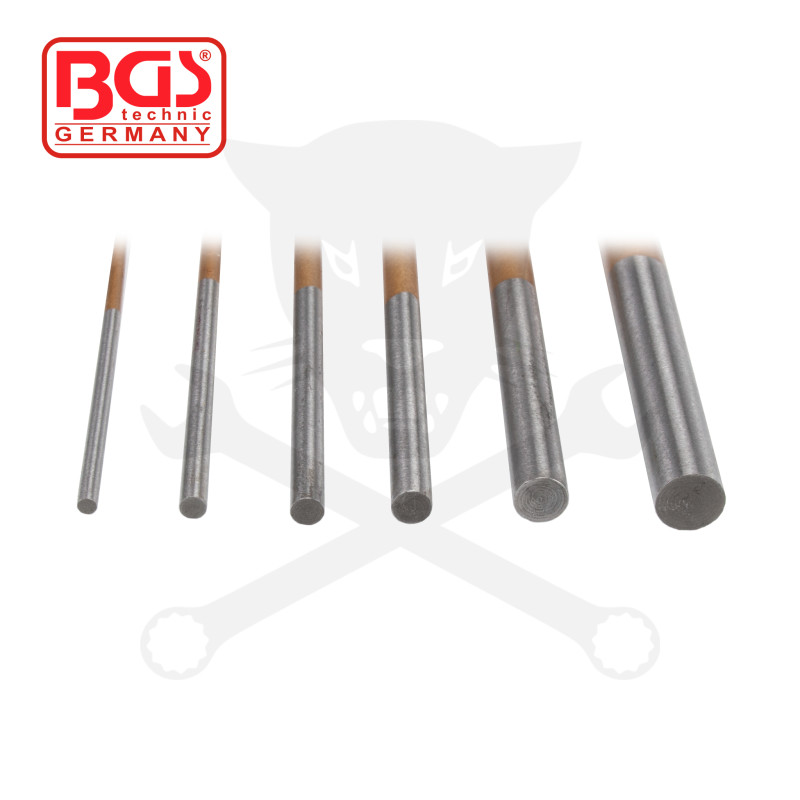 Csapkiütő készlet 6 db-os 200 mm 3 - 10 mm - BGS