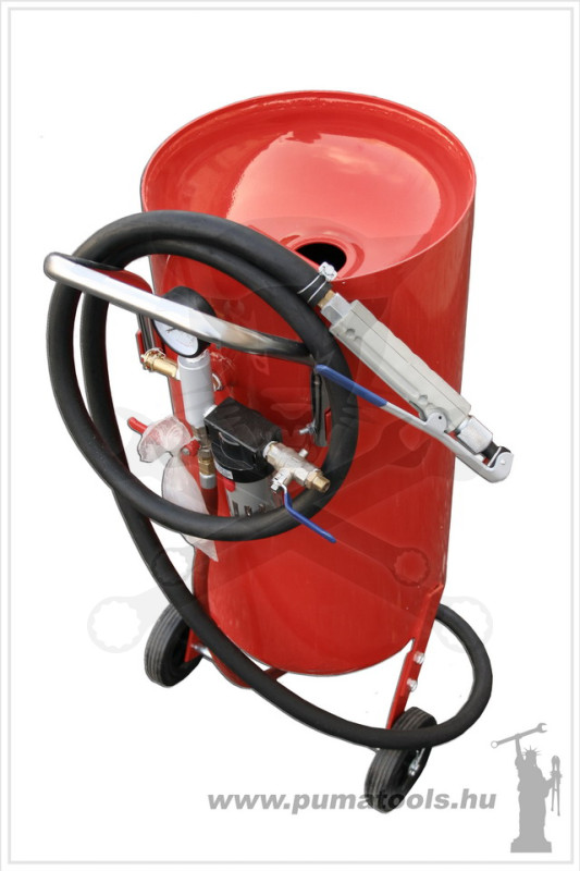 Homokfúvó (20 gallon) 75 literes - homorú