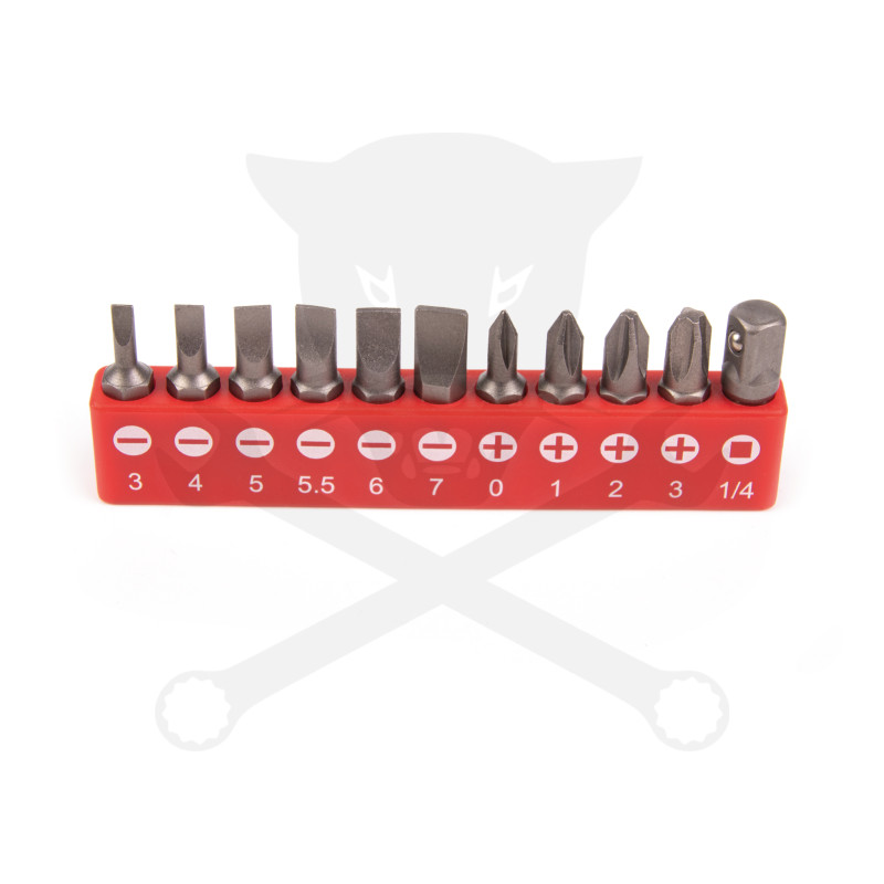 Bit készlet 11 db-os csillag+lapos Genius