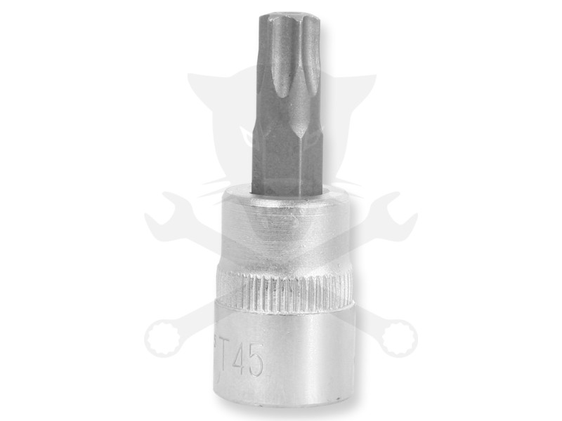 Rátűzőkulcs - crowa+bit 3/8" torx T45
