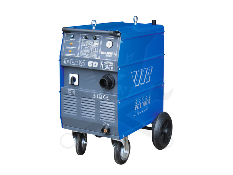 Plazmavágó sűritett levegős vághat. anyag vast. 12 mm, 22 A -