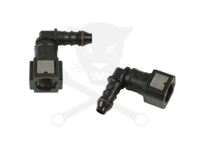 Üzemany gyorscsatl. készlet 3 db 6.3 x 6 mm 90°-os - Laser