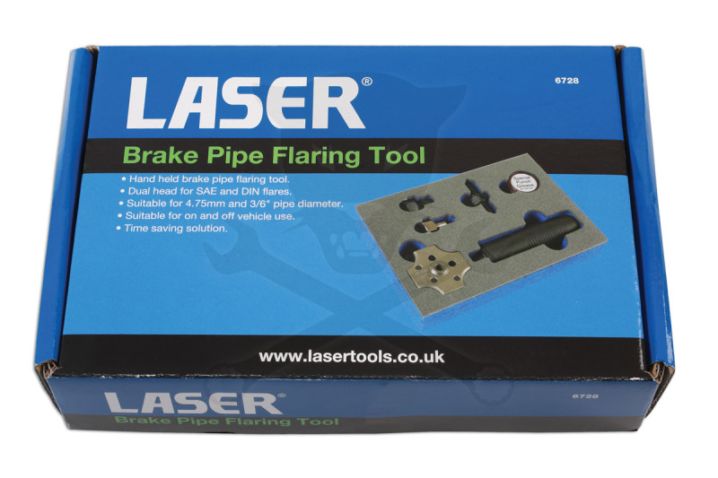 Fékcsőperemező készlet járművön is használható 4,75 mm és 3/16”