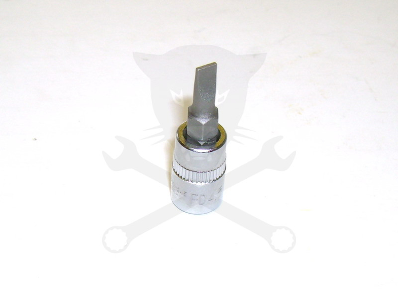 Rátűzőkulcs - crowa+bit 1/4" lapos 4,5 mm