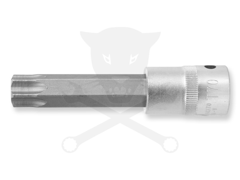 Rátűzőkulcs - crowa+bit 1/2" torx T70 hosszított