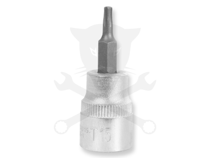Rátűzőkulcs - crowa+bit 3/8" torx T15