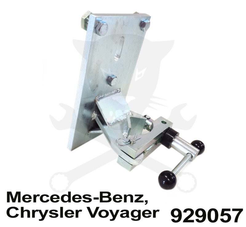 Rugóösszehúzó állványos CSC-hez Adapter: Szorítósatu Mercedes, Chrysler