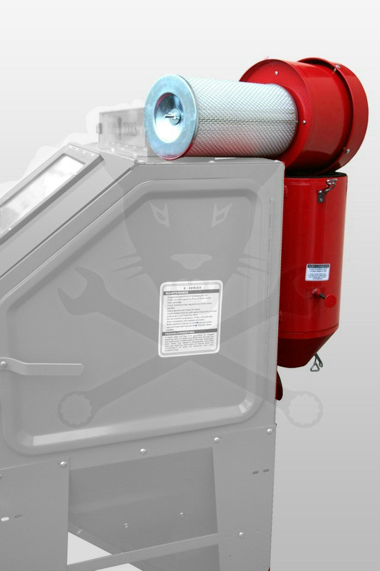 Homokfúvó szekrényhez ciklon porelszívó komplett egység (DJ-SBC350/420T)