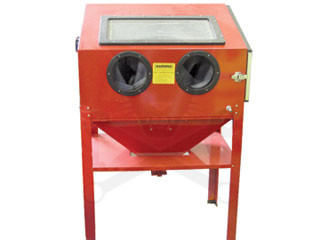 Homokfúvó szekrény 220 literes normál