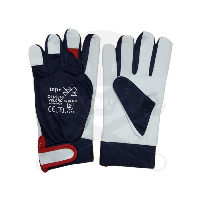 Kesztyű Premium báránybőr pamut kézhát Lacov 8 / M