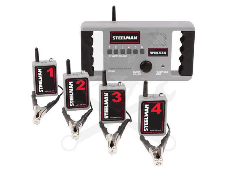 Sztetoszkóp, rádiófrekvenciás - 4 jeladóval, készletben Hubitools