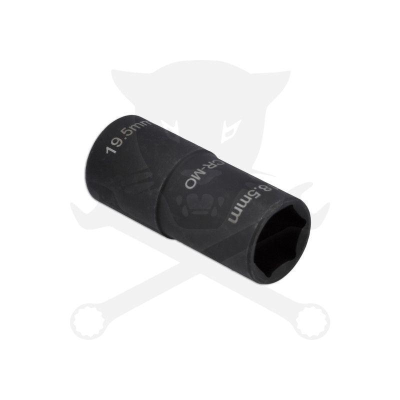 Kerékanyakulcs kétfejű 1/2" 18,5-19,5 mm -Ford króm kupakokhoz- Laser