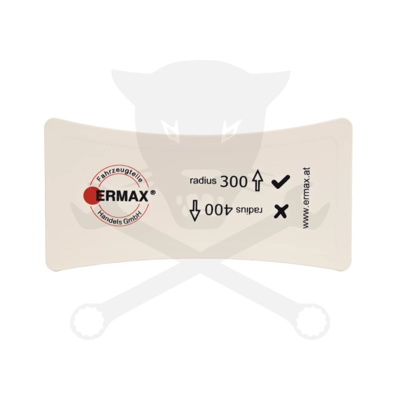 Vizsgasori holttér tükörsablon - teherautós - Ermax