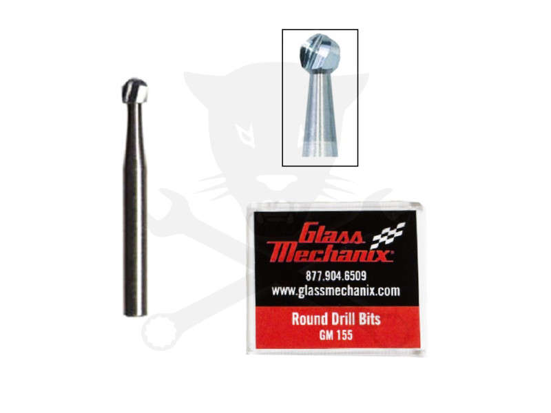 Szélvédő javító gyémánt-karbid fúrószár 1 db 0.8 mm gömbfejű FG2