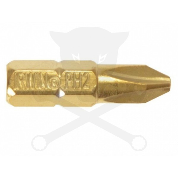 Bithegy, gépi készlet 10 TiN darabos PH1 x 25 mm 1/4"