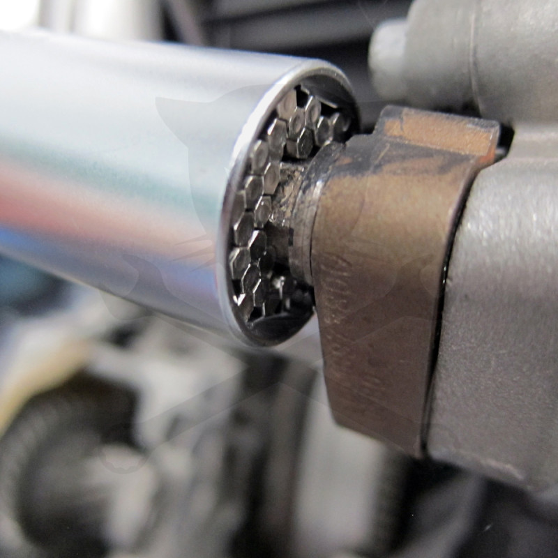 Dugókulcs - crowafej multi univerzális "túlélő fej" + T-fogó 9-21 mm