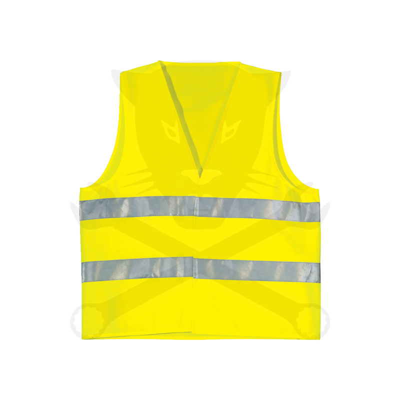 Jól láthatósági mellény fluo 120g/m2 S/M