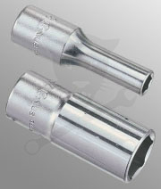 Dugókulcs - crowafej 3/8" 6 lap hosszú 12 mm Genius