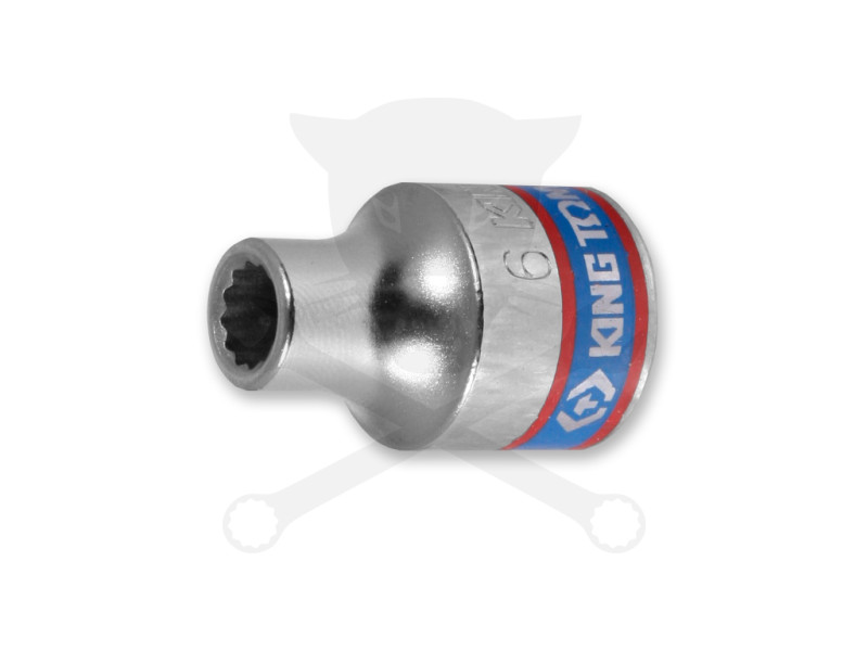 Dugókulcs - crowafej 3/8" 12 lap normál 06 mm