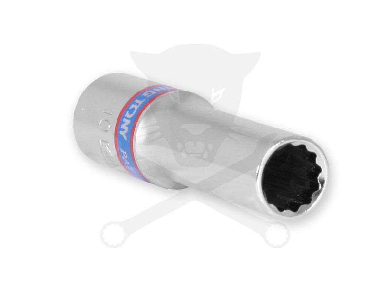 Dugókulcs - crowafej 3/8" 12 lap hosszú 10 mm KingTony