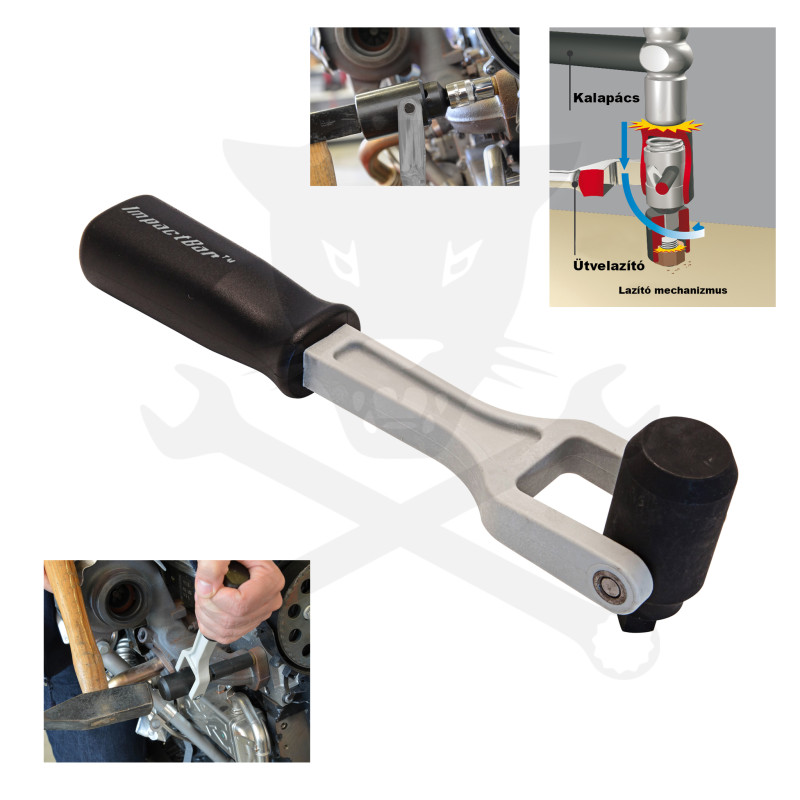 Ütve lazító hajtószár PROFI 1/2" csuklós, kompozit szár 265 mm - Hubi