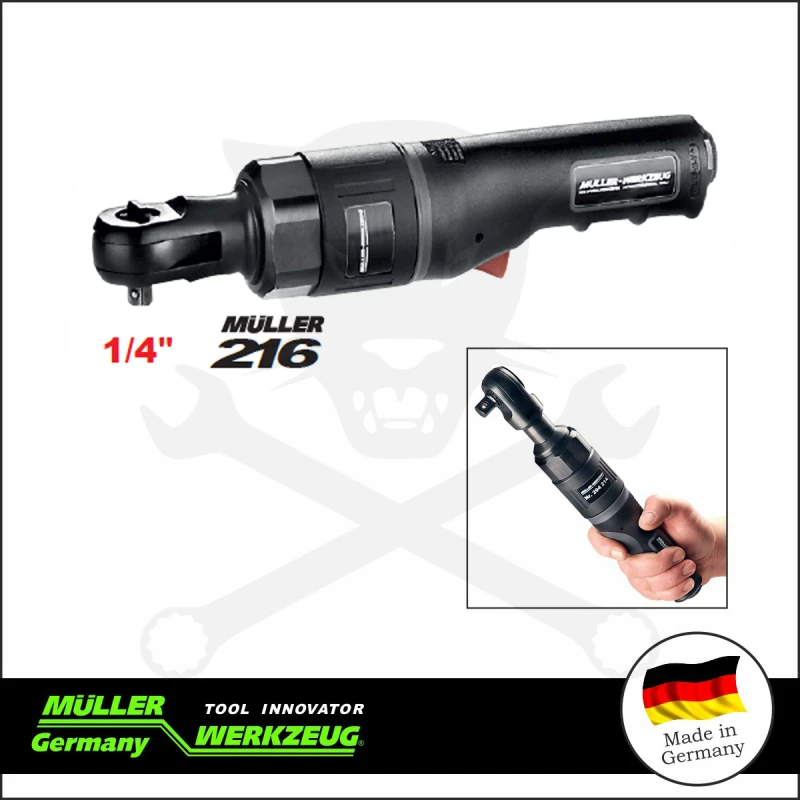 Levegős csavarozó, oldalracsnis 1/4" 60 Nm 3 seb. - MÜLLER