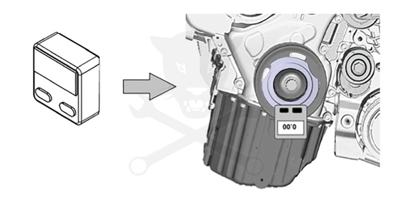 Vezérműlánc-ellenőrző készlet VAG 1.4 TSI motorokhoz - Laser
