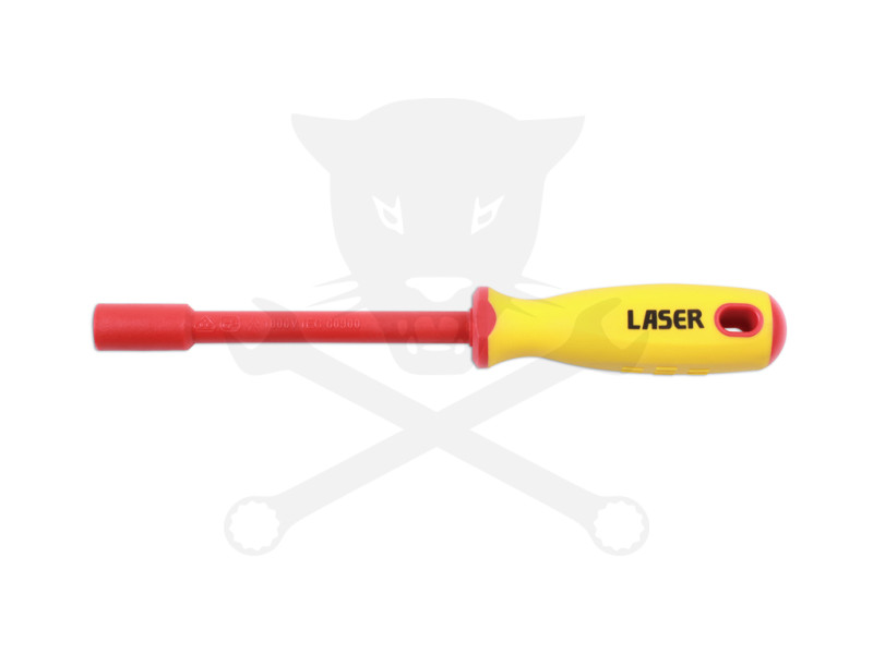 Szigetelt VDE 1000 V-os dugókulcs csavarhúzó 6 lapú 5 mm-es