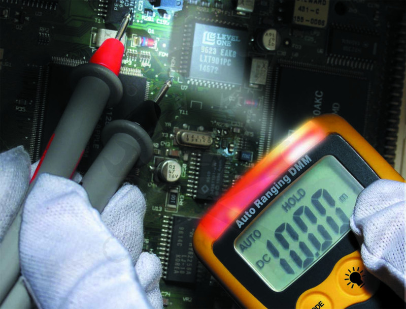 Multiméter, digitális MINI 3in1 DC 600 / AC 600V - Hubitools