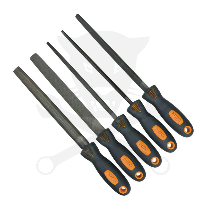 Reszelő készlet 5 db-os fémhez - Neo