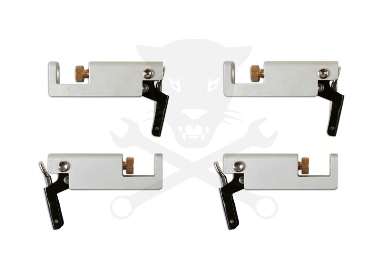 Mini szorító fogó 4 db-os készlet 95 mm Alu ház - Réz pofa: 0-11 mm