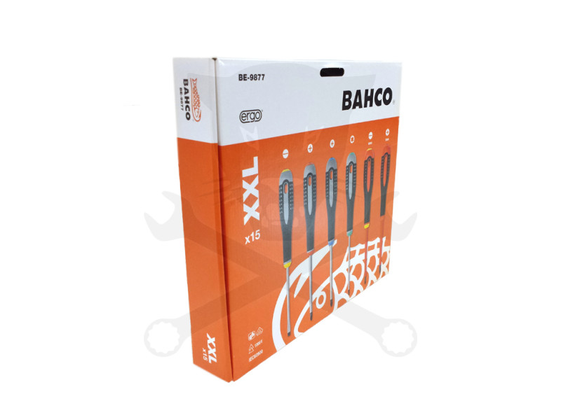 Csavarhúzó készlet ERGO XXL + VDE csav. 15 db-os Bahco