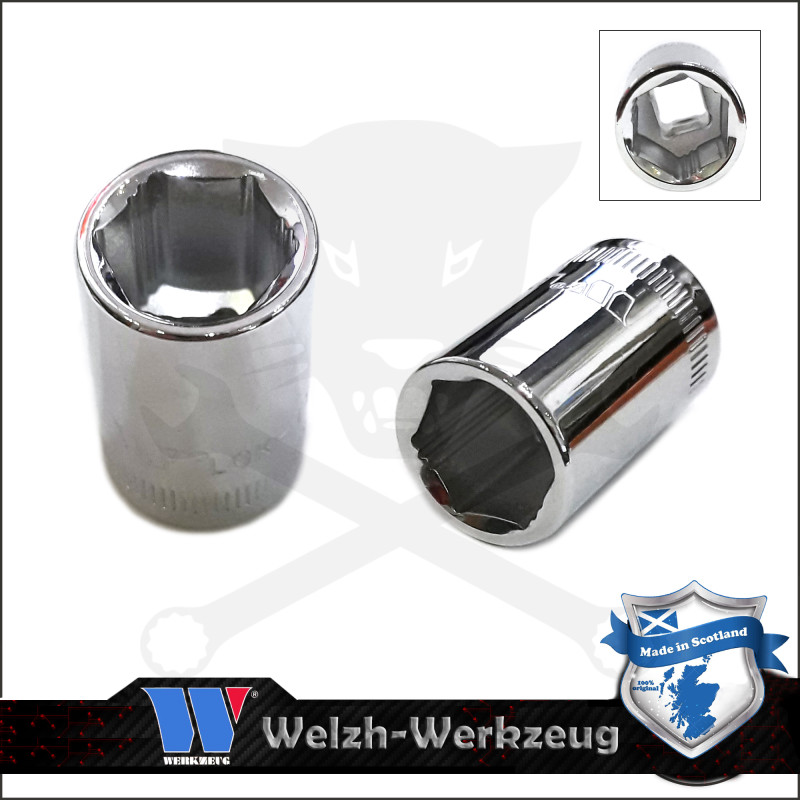 Lok-Typ Dugókulcs - crowafej 1/4" 8 mm 6 lap - Welzh