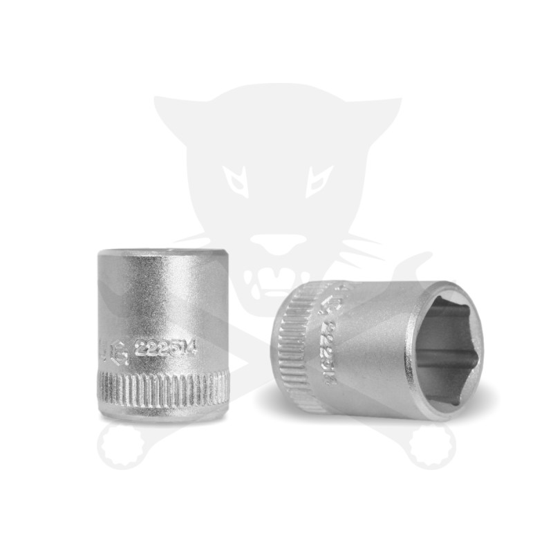 Dugókulcs - crowafej 1/4" 6 lap normál 14 mm Genius