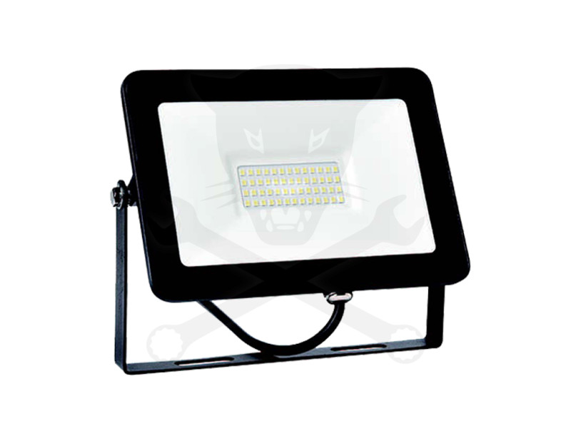 Fényvető LED 50 W - 4000 lm / 5500K - hideg fekete ELMARK