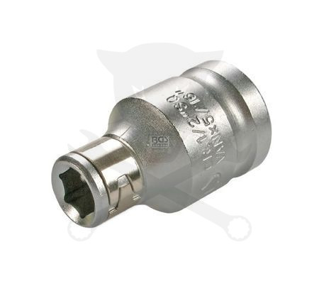 Bit tartó adapter 1/2"- 8 mm=5/16"-os bithez BGS