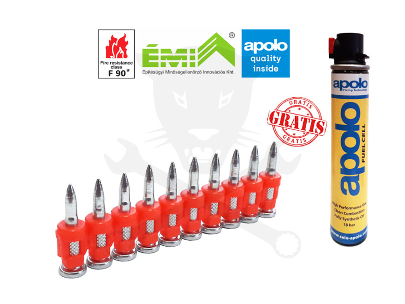 Betonszög XHA általános 22 mm-es 1000 db + patron CELO