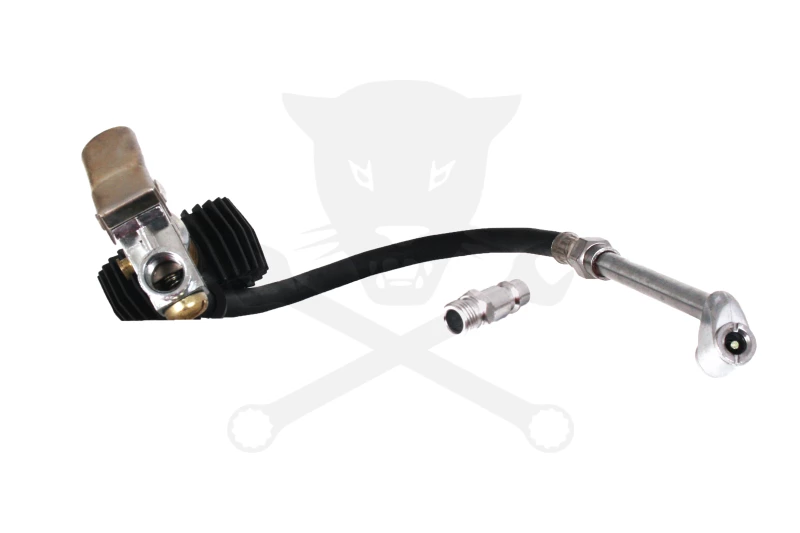 Gumiabroncs nyomásmérő - kerékfúvató hosszú töltőfejjel