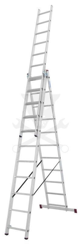 Alu lépcsőfokos sokcélú állólétra 3x11 Fokos - CORDA-