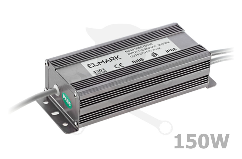Tápegység LED szalaghoz, kültéri 12V - 150W - ELMARK