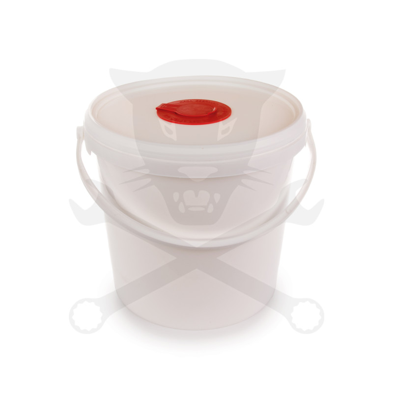 Törlőkendő ipari Leaner 68 gr/m2 szöszmentes 17x36 cm-hez adagoló vödör