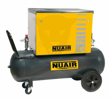 Kompresszor, zajcsökkentett 100L 2,2 KW 10 bar 400V NUAIR