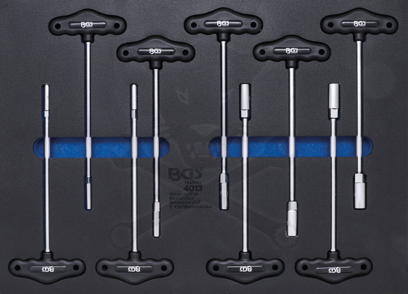 Csavarhúzó készlet hatlapfejű csavarhoz - T fogantyús - EVA tálcás