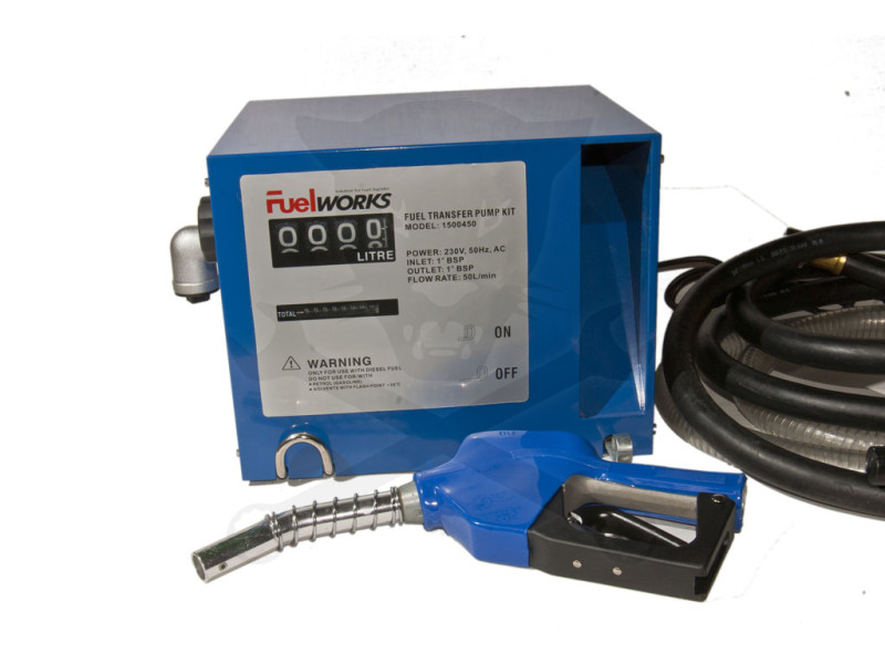 Üzemanyagszivattyú mérőórás 230 V-os