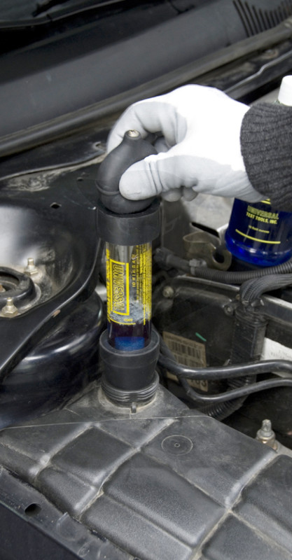 Szivárgásvizsgáló készlet motor-hengerfej tömítettség CO2 vizsgálat